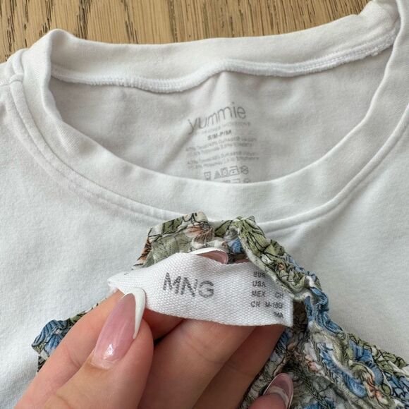 Bundle Aerie American Eagle Mango Button Up Cardigan Bodysuit Size Small Black - Picture 8 of 9